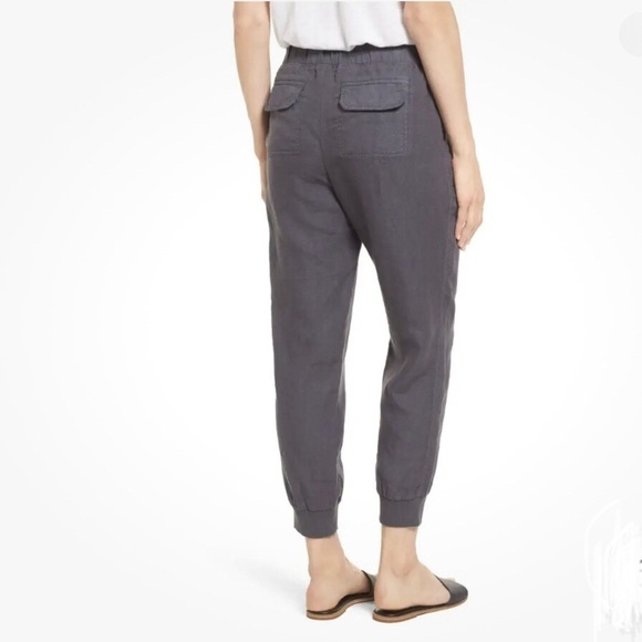 Caslon Woman’s Linen Joggers in Grey Ebony Size XXSmall Petite - Picture 6 of 16